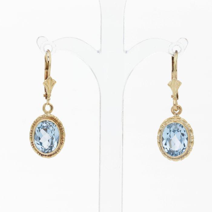 Oorbellen - 14 karaat Geel goud Spinel, Sieraden, Tassen en Uiterlijk, Oorbellen