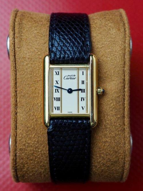 Cartier - Tank Must de Cartier - 366001 - Dames - 1990-1999, Sieraden, Tassen en Uiterlijk, Horloges | Heren