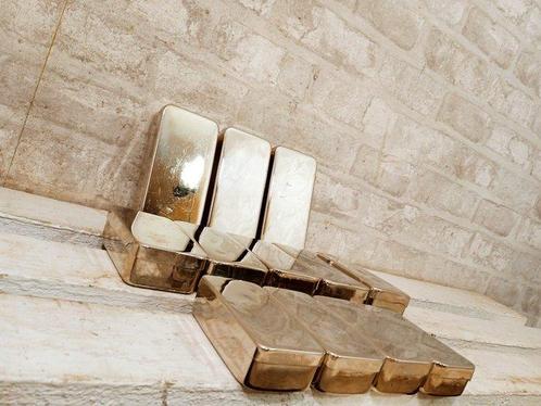 sterilization boxes - Doos (12) - Legering, Messing, Antiek en Kunst, Antiek | Wandborden en Tegels