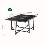 Tuinset 11-delig Laredo loungeset donkergrijs, Tuin en Terras, Verzenden, Nieuw