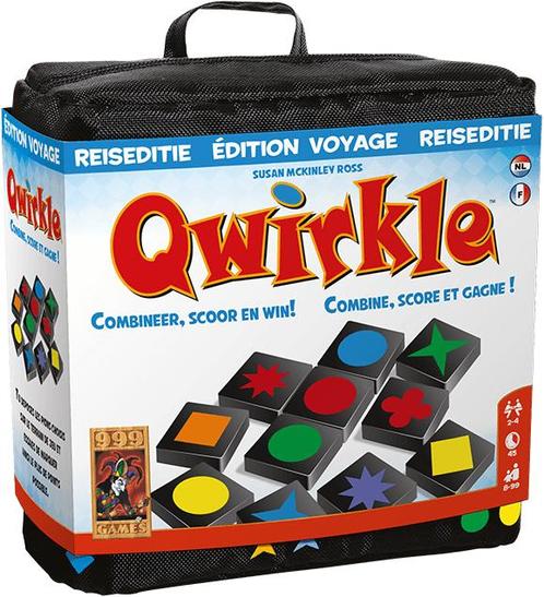 Qwirkle Reiseditie | 999 Games - Reisspellen, Hobby en Vrije tijd, Gezelschapsspellen | Bordspellen, Nieuw, Verzenden