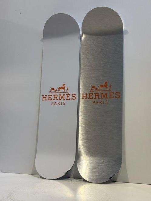 Rob VanMore - 1 + 1 Skating by Hermes Paris, Antiek en Kunst, Kunst | Schilderijen | Modern