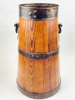 Paraplustandaard/rek - Hout, Metaal - Antieke houten, Antiek en Kunst