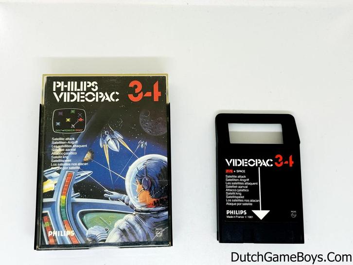 Philips VideoPac - NR 34 - Sattellite Attack (1), Spelcomputers en Games, Games | Overige, Gebruikt, Verzenden
