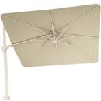 Nexus T2 premium zweefparasol 300x300 cm sand stone mast, Tuin en Terras, Parasols, Ophalen of Verzenden, Nieuw