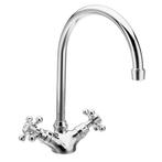 Keuken Mixer Kraan Sapho Antea 27,5 cm Chroom, Doe-het-zelf en Verbouw, Ophalen of Verzenden, Nieuw, Chroom, Kraan