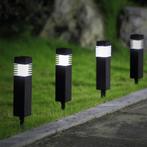 Solar buitenlamp Condor - Set van 4 - Op zonne-energie, Tuin en Terras, Zonne-energie, Kunststof, Verzenden, Minder dan 50 watt