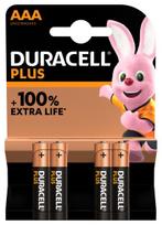 Duracell Batterij Plus Power AAA/LR03 blister 4, Nieuw, Ophalen of Verzenden