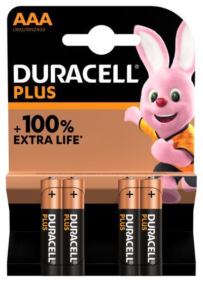 Duracell Batterij Plus Power AAA/LR03 blister 4, Audio, Tv en Foto, Accu's en Batterijen, Nieuw, Ophalen of Verzenden