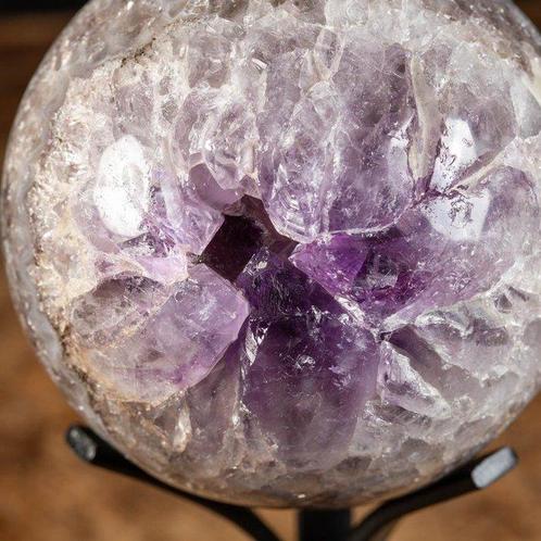 Eerste keus Amethist bol - Hoge kwaliteit - Hoogte: 120 mm -, Verzamelen, Mineralen en Fossielen