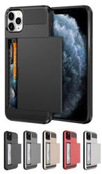 iPhone 13 Pro Max Slide Armor Hoesje Met Pashouder, Ophalen of Verzenden, Nieuw