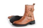 Poelman Biker boots in maat 40 Bruin | 10% extra korting, Kleding | Dames, Schoenen, Poelman, Bruin, Verzenden, Overige typen