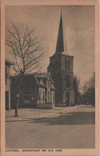 LUNTEREN - Dorpsstraat met N. H. Kerk, Verzenden, Gelopen