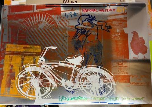 Robert Rauschenberg (1925-2008) - Bicycle, National Gallery, Antiek en Kunst, Antiek | Overige Antiek