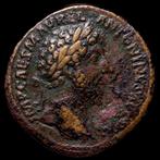 Romeinse Rijk. Marcus Aurelius (AD 161-180). Sestertius, Postzegels en Munten, Munten | Europa | Niet-Euromunten