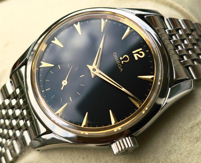 Omega - Oversize Jumbo - Black Gilt Dial - 1952 - Zonder, Sieraden, Tassen en Uiterlijk, Horloges | Heren