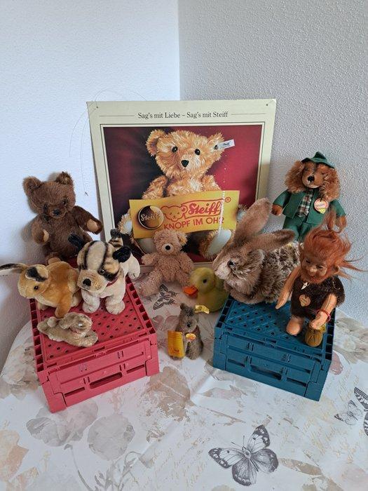 Collectie met dierenthema - knuffeldieren - Steiff, Antiek en Kunst, Antiek | Speelgoed