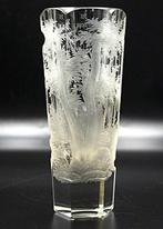 Moser & Söhne Antique Glass Vase - Deep Engraved Forest