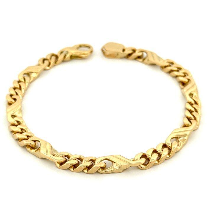 Vieri - Armband - Solid Link - 34.9 g - 18 karaat Geel goud, Sieraden, Tassen en Uiterlijk, Armbanden