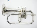 Bugel Getzen Eterna verzilverd in mooie staat, Muziek en Instrumenten, Blaasinstrumenten | Trompetten, Ophalen of Verzenden, Gebruikt