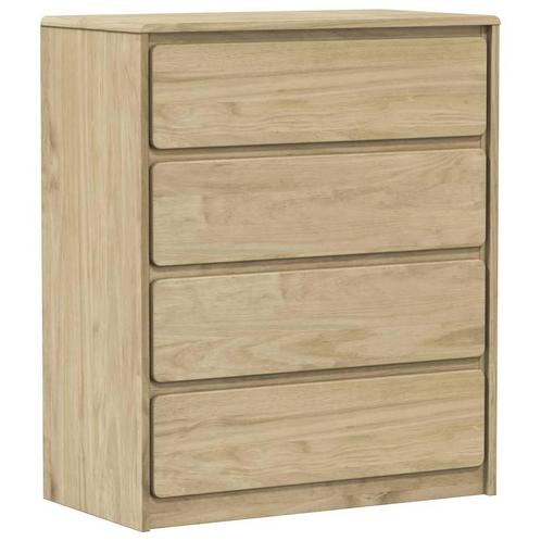 SAUDA Ladekast - Eiken Look - Retourdeal - Betaalbaar!, Huis en Inrichting, Kasten | Ladekasten, 3 of 4 laden, 25 tot 50 cm, Nieuw