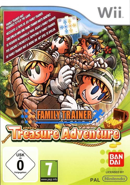 Family Trainer Treasure Adventure Wii Morgen in huis!, Spelcomputers en Games, Games | Nintendo Wii, 1 speler, Zo goed als nieuw