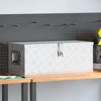 vidaXL Opbergbox 70x31x27 cm aluminium zilverkleurig, Verzenden, Nieuw