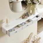 2dekans | SoBuy Wandplank Met 3 Lades – 91 x 15 x 10 cm –, Huis en Inrichting, Woonaccessoires | Overige, Ophalen of Verzenden