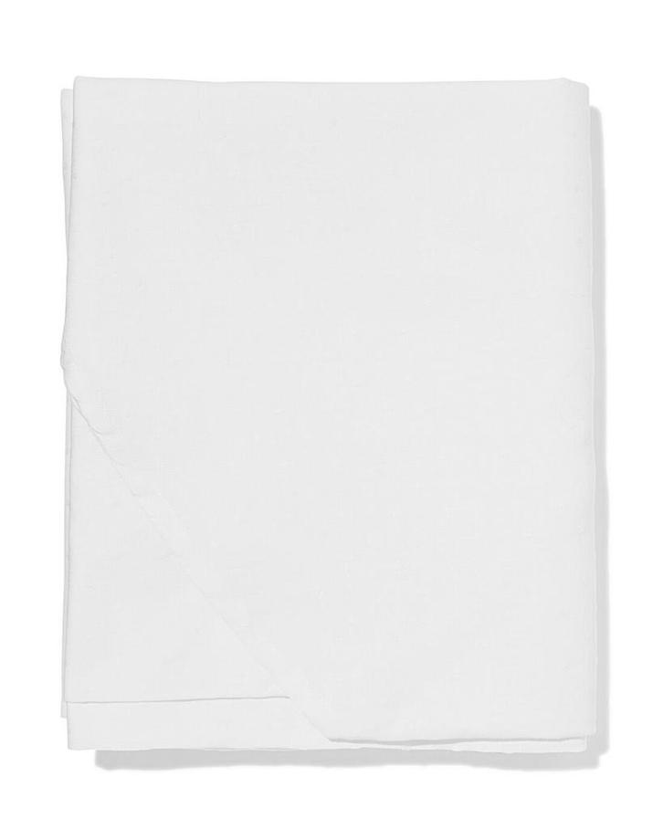 HEMA Tafelkleed 180cm jacquard stippen gebroken wit, Huis en Inrichting, Keuken | Textiel, Nieuw, Verzenden