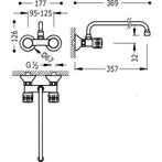 Ese-23 Inbouw keukenset Afstand vanaf muur 360 mm 123230, Ophalen of Verzenden, Nieuw
