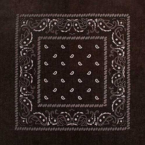 Bandana Zakdoek Paisley Print Donker Bruin, Sieraden, Tassen en Uiterlijk, Uiterlijk | Haarverzorging