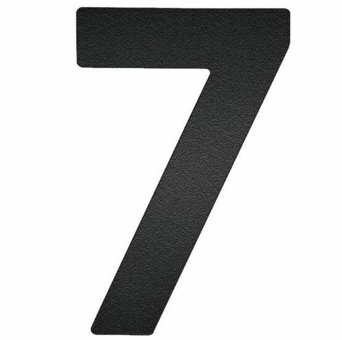 Huisnummer 7 120 mm Mat Zwart, Huis en Inrichting, Woonaccessoires | Overige, Nieuw, Ophalen of Verzenden