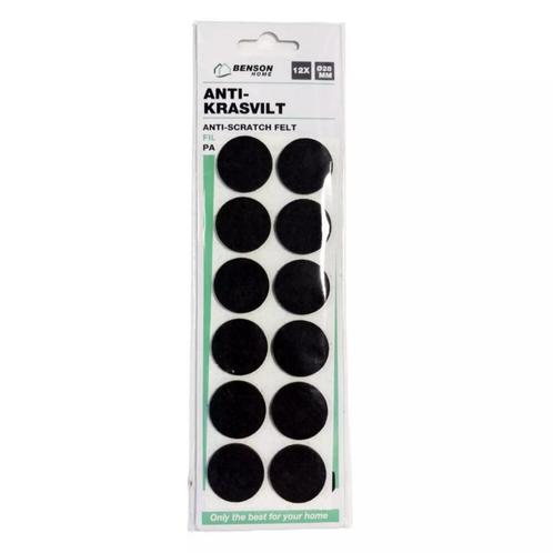 Benson Zelfklevend antikrasvilt - Ø28 mm - Bruin - 12 stu.., Doe-het-zelf en Verbouw, Hout en Planken, Nieuw, Ophalen of Verzenden
