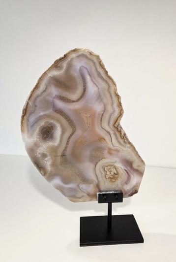 Agaat Plak XL op standaard (Interieurstuk) zie filmpje beschikbaar voor biedingen