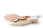 Linea Zeta Slingbacks in maat 39 Beige | 10% extra korting, Verzenden, Beige, Zo goed als nieuw, Linea Zeta