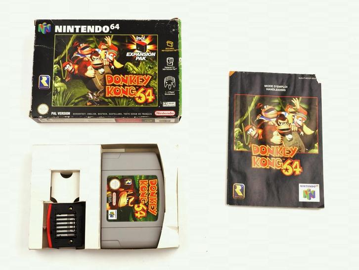 Donkey Kong 64 [Nintendo 64], Spelcomputers en Games, Games | Nintendo 64, Zo goed als nieuw, Ophalen of Verzenden