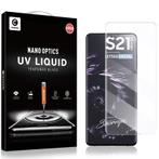 Galaxy S21 Ultra Premium UV Liquid Glue 3D Tempered Glass Pr, Telecommunicatie, Nieuw, Ophalen of Verzenden