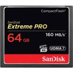 SanDisk Extreme Pro Compact Flash, 64GB, 160MB/s
