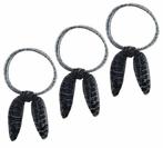 Haarelastiek met strik - Glitter - Zilver grijs - Set van 3, Sieraden, Tassen en Uiterlijk, Uiterlijk | Haarverzorging, Nieuw