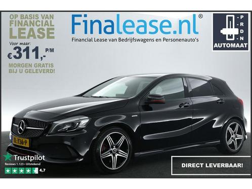 Mercedes-Benz A-Klasse 250 AMG Marge 220PK AUT Airco €311pm, Auto's, Mercedes-Benz, Automaat, Overige carrosserieën, Benzine, Zwart