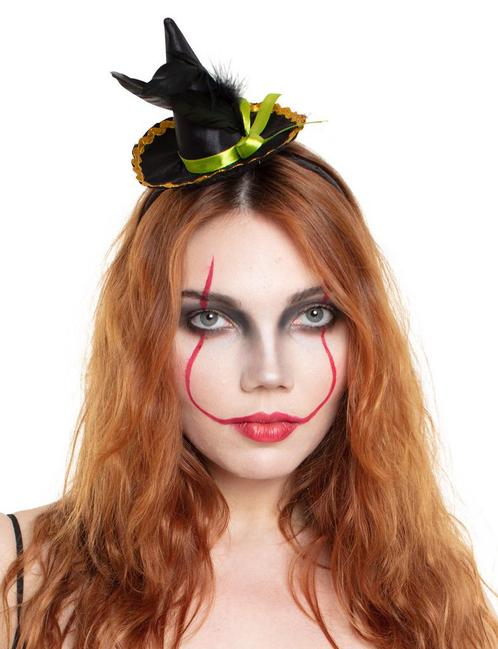 Halloween Haarband Heksenhoed, Hobby en Vrije tijd, Feestartikelen, Nieuw, Verzenden