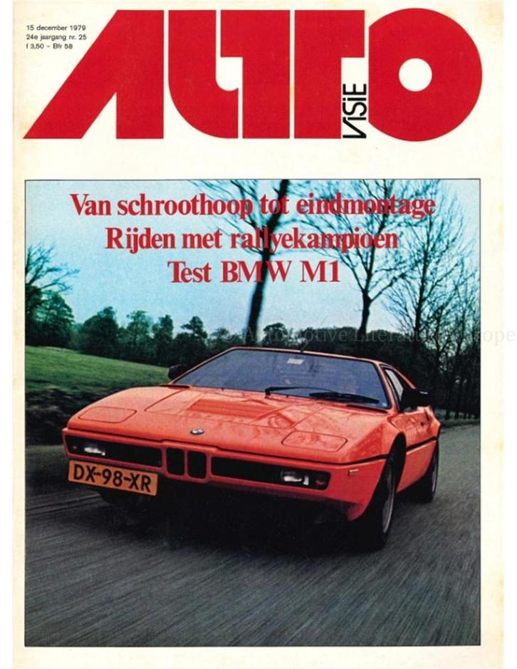 1979 AUTOVISIE MAGAZINE 25 NEDERLANDS, Boeken, Auto's | Folders en Tijdschriften