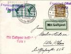 Duitse Rijk 1926 - Vliegpost Frankfurt (Messe) naar Keulen, Gestempeld