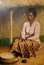 J. Luiting (1878-1926) - Rijst klaar maken, Antiek en Kunst