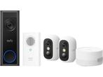 eufy Video Deurbel C30 - Beveiligingsset met 2 eufyCam C35, Verzenden, Zo goed als nieuw
