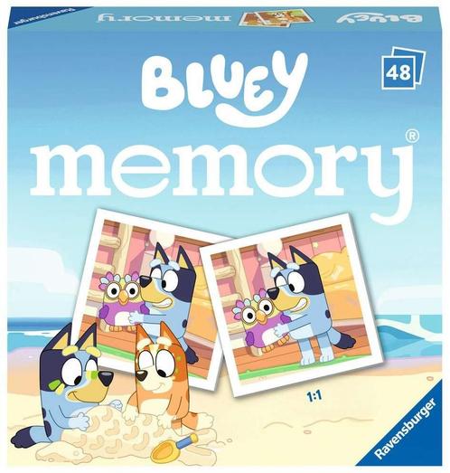 Bluey Mini Memory | Ravensburger - Kinderspellen, Hobby en Vrije tijd, Gezelschapsspellen | Kaartspellen, Nieuw, Verzenden