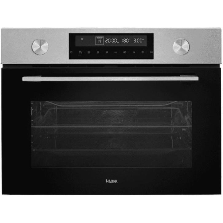 €716 Etna CM450RVS Combimagnetron, Witgoed en Apparatuur, Ovens, Inbouw, Ophalen of Verzenden