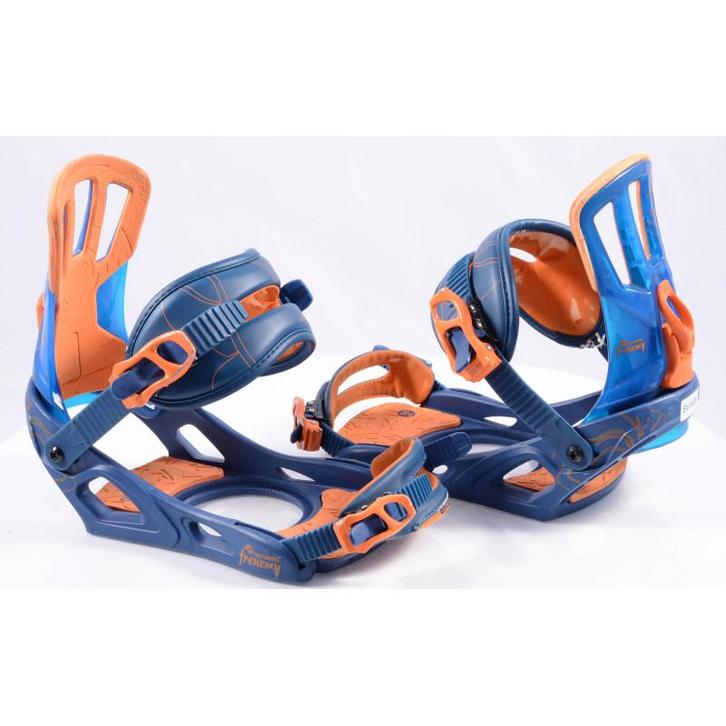M snowboard bindingen ROSSIGNOL FRENEMY, blue/orange, Sport en Fitness, Snowboarden, Bindingen, Gebruikt, Verzenden