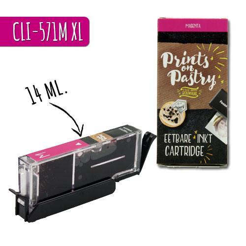 Eetbare Inkt Cartridge Rood XL (CLI-571M), Hobby en Vrije tijd, Taarten en Cupcakes maken, Nieuw, Verzenden