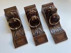 Decoratief ornament (3) - 3x Prachtige eiken